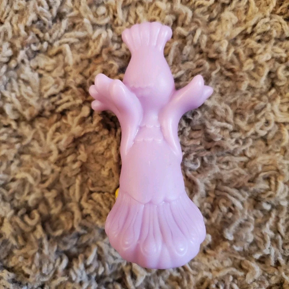2002 Fisher Price Little People Purple Peacock Bird Zoo Noah's Ark Figure PEAHEN
